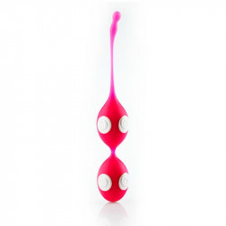 Стильные розовые вагинальные шарики Love Balls Стильные розовые вагинальные шарики Love Balls