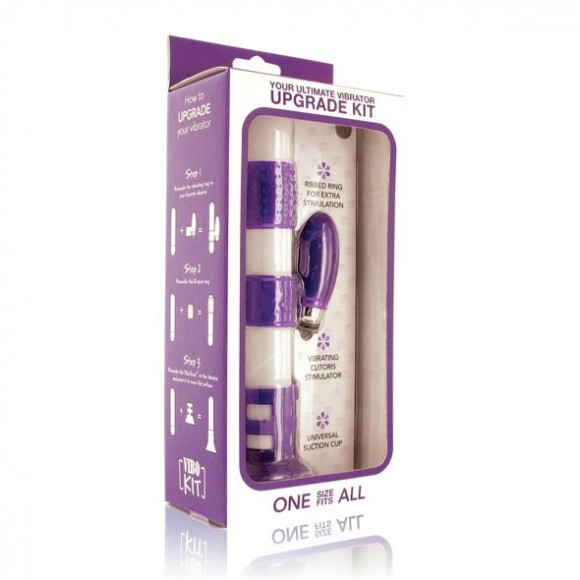 Набор фиолетовых насадок на вибратор Vibrator Upgrade Kit Набор фиолетовых насадок на вибратор Vibrator Upgrade Kit