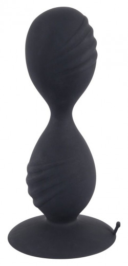 Анальные шарики на жесткой сцепке Backdoor Friend Double