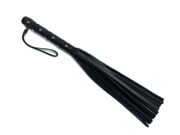 Кожаная плеть «Звездное небо» - 43 см. Кожаная плеть «Звездное небо» - 43 см.