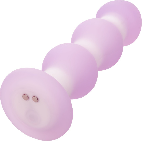 Сиреневая анальная пробка-ёлочка Beaded Probe - 10,7 см. Сиреневая анальная пробка-ёлочка Beaded Probe - 10,7 см.