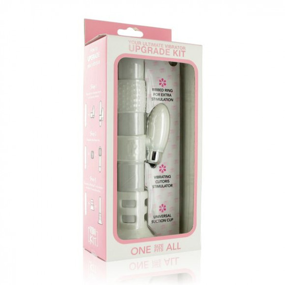 Набор белых насадок на вибратор Vibrator Upgrade Kit Набор белых насадок на вибратор Vibrator Upgrade Kit