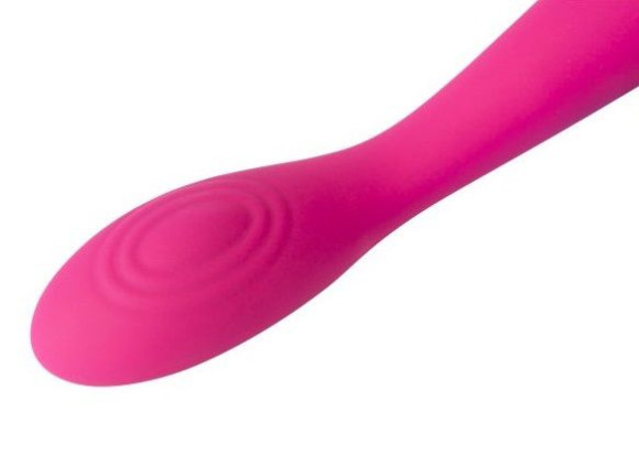 Ярко-розовый G-стимулятор IRIS Clitoral & G-spot Vibrator - 18 см. Ярко-розовый G-стимулятор IRIS Clitoral & G-spot Vibrator - 18 см.