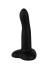 Черный нереалистичный дилдо Emotional на присоске - 13 см.