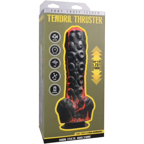 Черно-красная мини-машина на присоске Tendril Thruster - 21,6 см. Черно-красная мини-машина на присоске Tendril Thruster - 21,6 см.