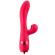 Красный вибратор-кролик с осцилляцией Lalita - 23 см. Красный вибратор-кролик с осцилляцией Lalita - 23 см.