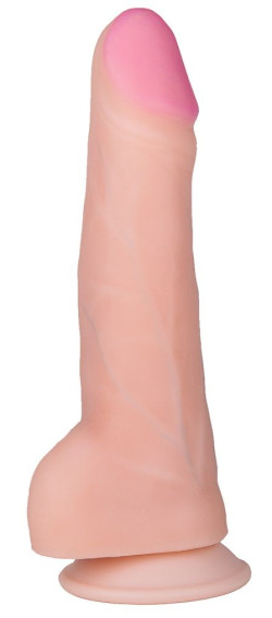 Фаллоимитатор на присоске ART-Style №17 с выраженным рельефом - 20 см. Фаллоимитатор на присоске ART-Style №17 с выраженным рельефом - 20 см.