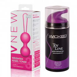 Smart Set №41: вагинальные шарики VNEW level 3 и лубрикант на водной основе Smart Set №41: вагинальные шарики VNEW level 3 и лубрикант на водной основе