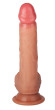 Телесный реалистичный фаллоимитатор из двухслойного силикона - 21,5 см. Телесный реалистичный фаллоимитатор из двухслойного силикона - 21,5 см.