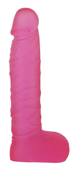 Розовый фаллоимитатор с мошонкой XSKIN 8 PVC DONG - 20,3 см. Розовый фаллоимитатор с мошонкой XSKIN 8 PVC DONG - 20,3 см.