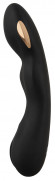 Черный вибратор-электростимулятор для точки G - 20,2 см. Черный вибратор-электростимулятор для точки G - 20,2 см.