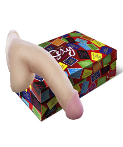 Сувенирный фаллос из неоскина - 17 см. Сувенирный фаллос из неоскина - 17 см.