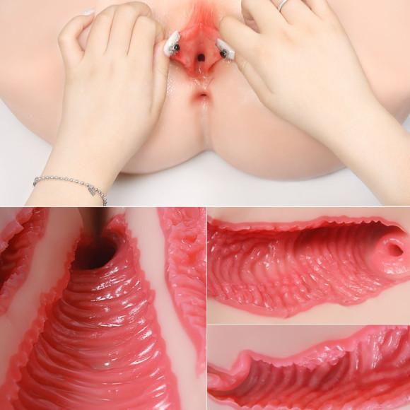 Мастурбатор-полуторс с двойным слоем материала Vanilla Onahole Real Vagina Мастурбатор-полуторс с двойным слоем материала Vanilla Onahole Real Vagina