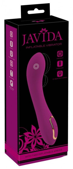 Лиловый вибратор с функцией расширения Inflatable Vibrator - 21,1 см. Лиловый вибратор с функцией расширения Inflatable Vibrator - 21,1 см.