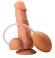 Фаллоимитатор-реалистик на присоске с имитацией эякуляции - 17,8 см. Фаллоимитатор-реалистик на присоске с имитацией эякуляции - 17,8 см.