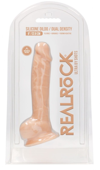 Телесный фаллоимитатор Silicone Dildo With Balls - 22,8 см. Телесный фаллоимитатор Silicone Dildo With Balls - 22,8 см.