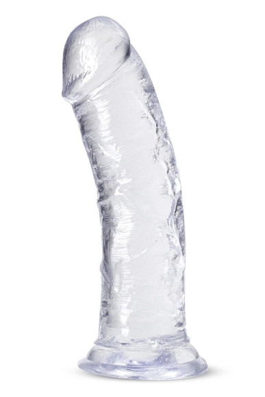 Прозрачный фаллоимитатор-реалистик Roar n Ride - 20,3 см. Прозрачный фаллоимитатор-реалистик Roar n Ride - 20,3 см.