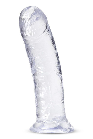 Прозрачный фаллоимитатор-реалистик Roar n Ride - 20,3 см. Прозрачный фаллоимитатор-реалистик Roar n Ride - 20,3 см.