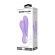 Сиреневый вибратор с клиторальным отростком Canrol - 17,1 см. Сиреневый вибратор с клиторальным отростком Canrol - 17,1 см.