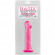 Полупрозрачный розовый фаллоимитатор Basix - 16,5 см.