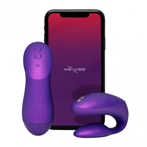 Фиолетовый вибратор для пар We-Vibe Chorus Pro Фиолетовый вибратор для пар We-Vibe Chorus Pro
