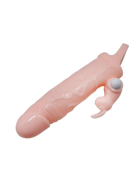 Удлиняющая телесная насадка с 2 виброэлементами Удлиняющая телесная насадка с 2 виброэлементами