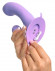Сиреневый перезаряжаемый вибратор с клиторальным отростком Duo Pleasure Wallbang-Her - 17,5 см. Сиреневый перезаряжаемый вибратор с клиторальным отростком Duo Pleasure Wallbang-Her - 17,5 см.