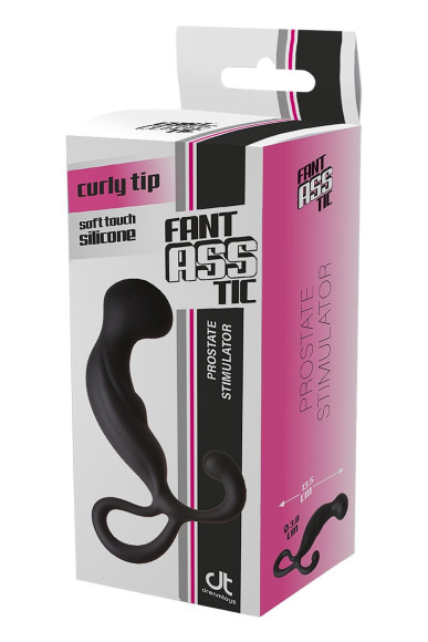 Черный массажер простаты Fantasstic Prostate Stimulator - 13,5 см. Черный массажер простаты Fantasstic Prostate Stimulator - 13,5 см.