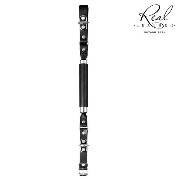 Черный кожаный кляп-трензель Черный кожаный кляп-трензель