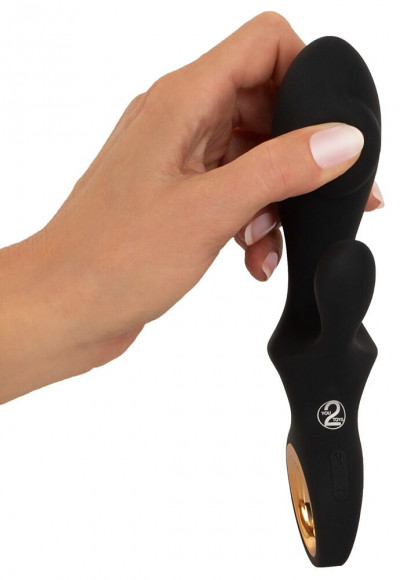 Черный вибратор-кролик с функцией расширения Inflatable Rabbit Vibrator - 18,3 см. Черный вибратор-кролик с функцией расширения Inflatable Rabbit Vibrator - 18,3 см.