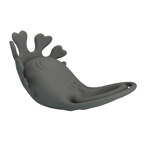 Серое эрекционное кольцо с вибрацией Ruben Серое эрекционное кольцо с вибрацией Ruben