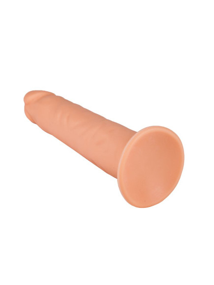 Податливый фаллоимитатор на присоске - 16,5 см. Податливый фаллоимитатор на присоске - 16,5 см.