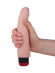 Реалистичный вибратор без мошонки с встроенным контроллером - 21,2 см. Реалистичный вибратор без мошонки с встроенным контроллером - 21,2 см.