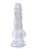 Прозрачный фаллоимитатор King Cock Clear 5 Cock with Balls - 15,2 см. Прозрачный фаллоимитатор King Cock Clear 5 Cock with Balls - 15,2 см.