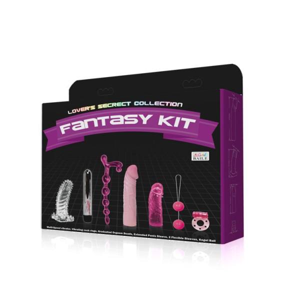 Набор для любовных игр Fantasy Kit из 7 предметов Набор для любовных игр Fantasy Kit из 7 предметов