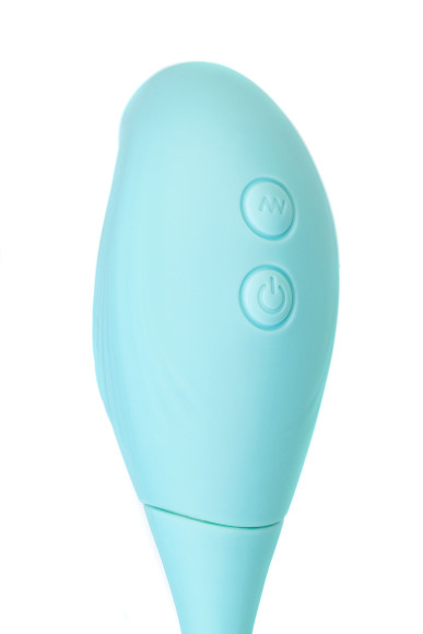 Голубое виброяйцо с вакуум-волновым стимулятором клитора Roow Голубое виброяйцо с вакуум-волновым стимулятором клитора Roow