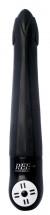 Чёрный вибромассажёр Karma - 17,8 см.