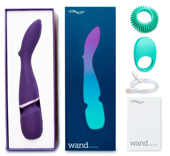 Фиолетовый вибратор-жезл We-Vibe Wand Фиолетовый вибратор-жезл We-Vibe Wand
