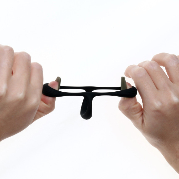 Черное эрекционное кольцо «Оки-Чпоки» Черное эрекционное кольцо «Оки-Чпоки»