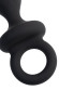 Черная анальная пробка Strob M - 13,5 см. Черная анальная пробка Strob M - 13,5 см.