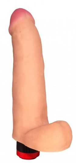 Телесный реалистичный вибратор №73 - 20 см. Телесный реалистичный вибратор №73 - 20 см.