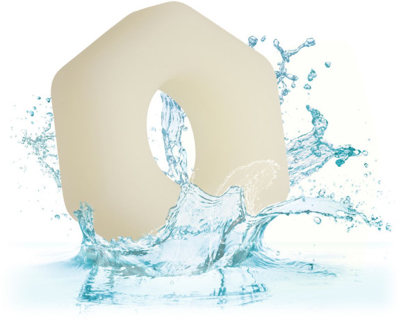 Белое люминесцентное эрекционное кольцо Glow-In-The-Dark Liquid Silicone Prolong Sexagon Ring Белое люминесцентное эрекционное кольцо Glow-In-The-Dark Liquid Silicone Prolong Sexagon Ring