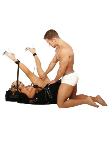 Надувная секс-подушка с ручками Надувная секс-подушка с ручками