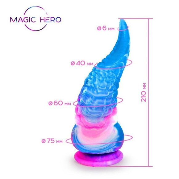 Фантазийный фаллоимитатор в форме щупальца - 21 см. Фантазийный фаллоимитатор в форме щупальца - 21 см.