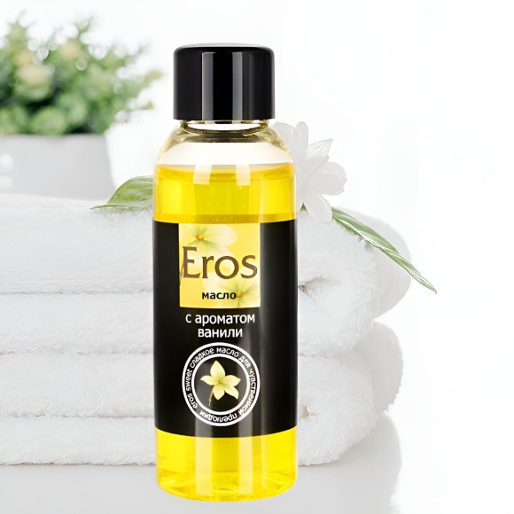Массажное масло Eros sweet с ароматом ванили - 50 мл. Массажное масло Eros sweet с ароматом ванили - 50 мл.