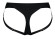 Черные трусики для насадок Heroine Lingerie Harness - size L