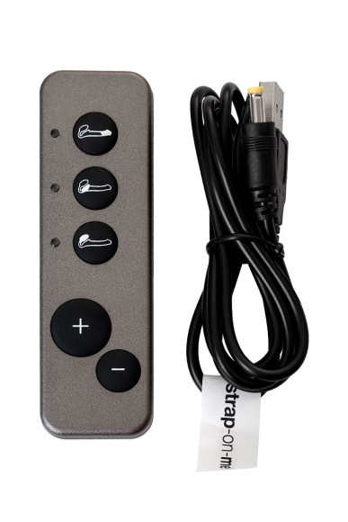 Черный безремневой вибрострапон Silicone Bendable Strap-On - size XL Черный безремневой вибрострапон Silicone Bendable Strap-On - size XL