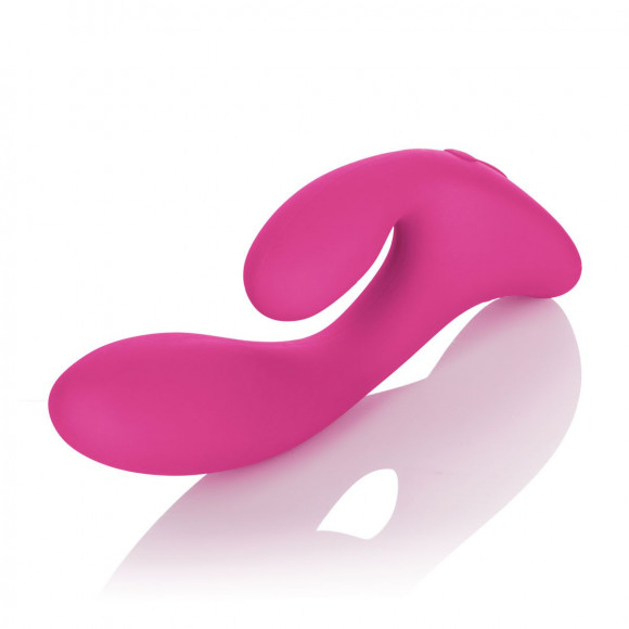 Двойной розовый вибратор Silhouette S15 - 20 см.