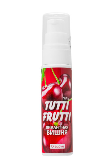 Гель-смазка Tutti-Frutti с вишнёвым вкусом - 30 гр. Гель-смазка Tutti-Frutti с вишнёвым вкусом - 30 гр.