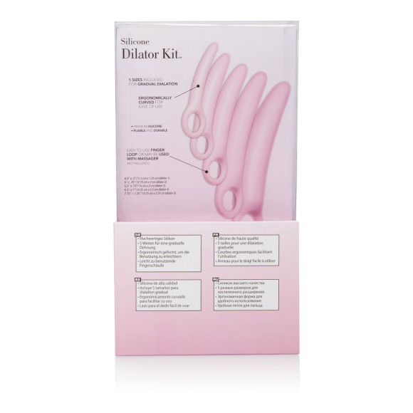 Набор из 5 диляторов разного размера Silicone Dilator Kit 5-Piece Set Набор из 5 диляторов разного размера Silicone Dilator Kit 5-Piece Set